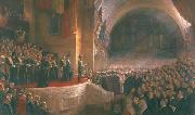 Opening of the First Parliament of the Commonwealth of Australia by H.R.H. The Duke of Cornwall and York Tom roberts